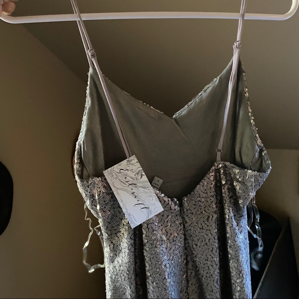 NWT Holiday Sequin Mini Dress